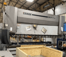 242 Ton, Ermak #AP, CNC press brake, 12' overall, 1272" between housing, 4-axis CNC backgauge, 25 HP, ER90-3D