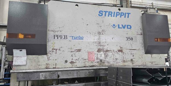 350 Ton, LVD #350BH15, CNC press brake, 15' overall, 5-axis backgauge, updated LVD control, Iris imaging