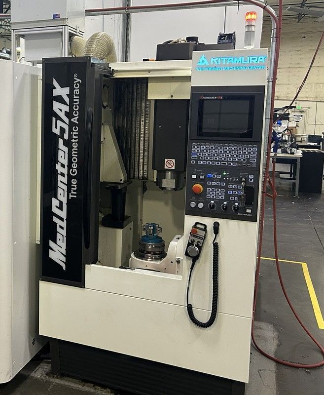 Kitamura #MedCenter5AX, 5-Axis CNC vertical machining center, 10" X, 13" Y, 13" Z, 30,000 RPM, HSK-E40, 40