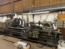 37.5" x 276" Monarch #36NN, engine lathe, 23.25" swing over cross slide, 2" spindle bore, 30 HP, 6 RPM