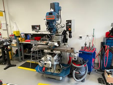 Baileigh #VM-949-3, vertical mill, 9" x49" tbl., 3 HP, 28.5" X, 12" Y, 16" knee, 60-4200 RPM variable speed