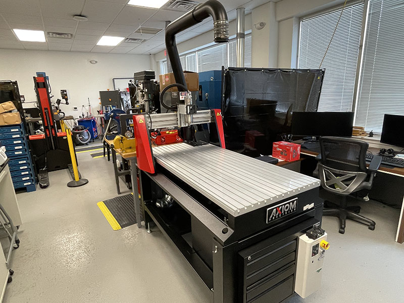 Axxiom #ER8-Elite, CNC router, 24" X, 48" Y, 7.48" Z, 28.4" x63" tbl., 24k RPM, ER20 collet, RichAuto B58 DSP