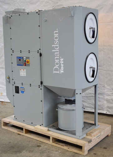 1600 cfm Donaldson Torit #DFO2-2, Oval Cartridge Dust Collector, (2) cartridges, 380 sq.ft. filter area, 3