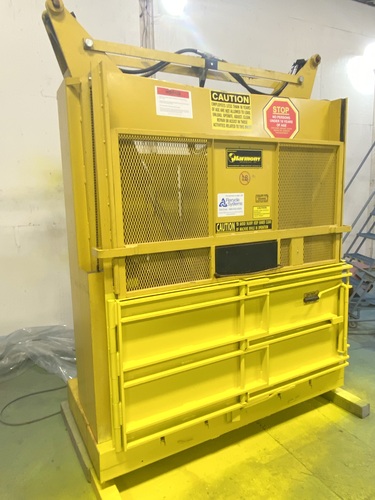 30" x 60" Harmony #M60MD, Low Profile Vertical Baler, 95-3/4" operating height, 5 HP, 57,805 lb. ram force