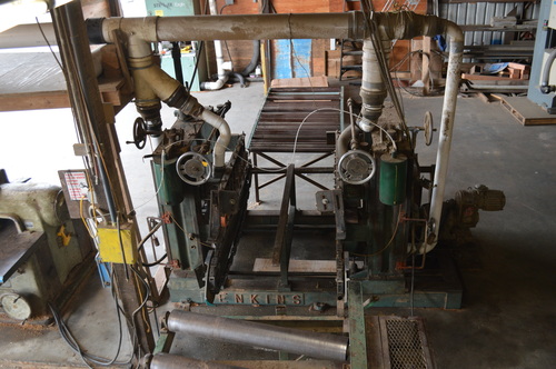 Jenkins #192, First Pass Skinner Saw, 5' wide, 2' to 5' adjustable width, variable speed gear box