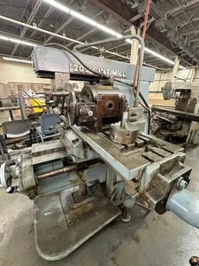 Cincinnati Milacron #Cintimill-205, horizontal mill, 12" x52.75" tbl., 5 HP, 28" X, 14" Y, 10" Z, #50