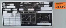 2 KVA 480Y Primary, 240 Delta Secondary, Hammond Manufacturing Mfg., 3-Phase Isolation Transformer, CSA, 60 Hz