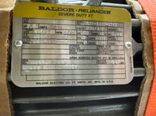 7.5 HP 1670 RPM Baldor, Frame 0256TY, TENV, 230/460 Volts, Heavy Shaker Duty, Baldor, New Surplus
