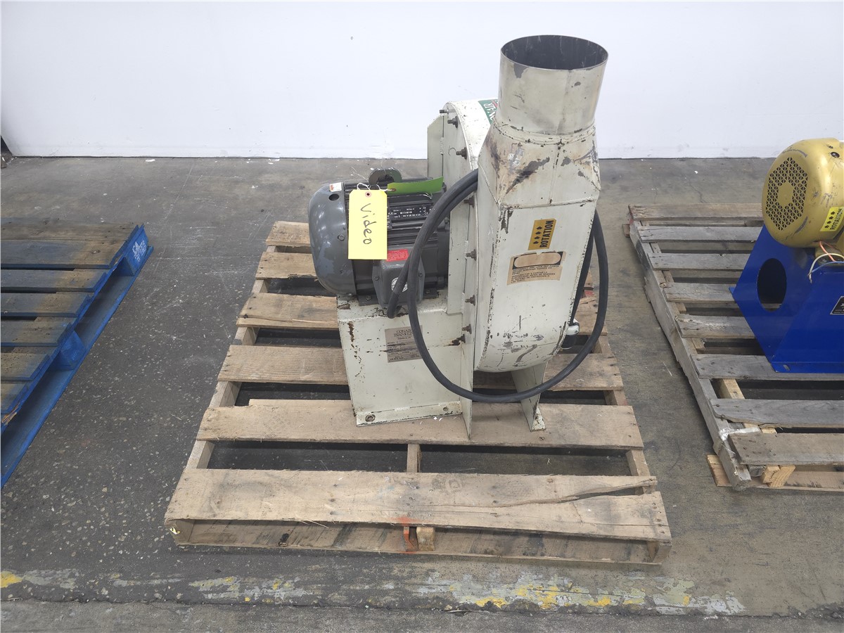 Conair Franklin #512, centrifugal blower, 5 HP, 6" inlet/outlet, 3475 RPM, 460/3/60, Lincoln motor