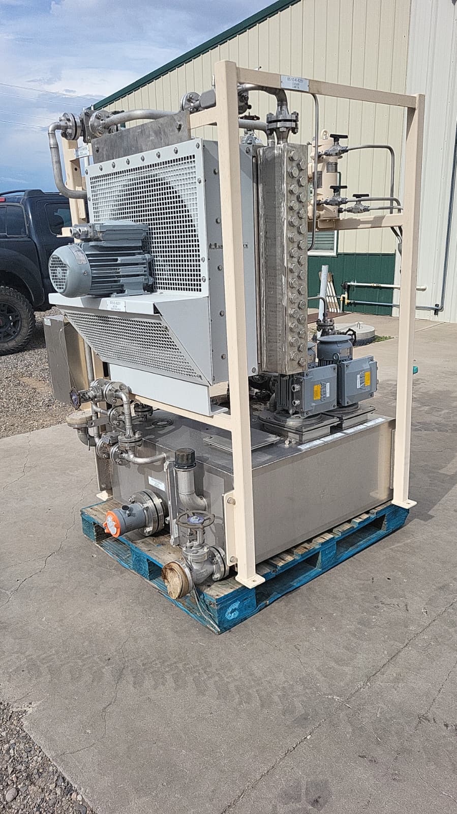 Lube Skid, 3/4 HP ABB electric motor, 3PH