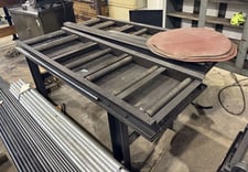10" Amada #HA-250W, Horizontal Band Saw, 5 HP, Automatic Feed, 138" x 1.25" blade, 220 V., 2003