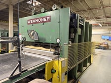 Wemhoner #VOF4-1200-3, Feed Through Hot Press