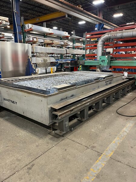 Piranha Whitney #6x12, plasma table with Hypertherm HPR130, 6' x 12' table, Hypertherm Edge Pro Control