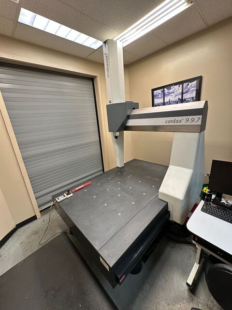 Sheffield #Cordax-Endeavor-9.9.7, coordinate measuring machine, Renishaw PHC10-2 probe head, Renishaw probes
