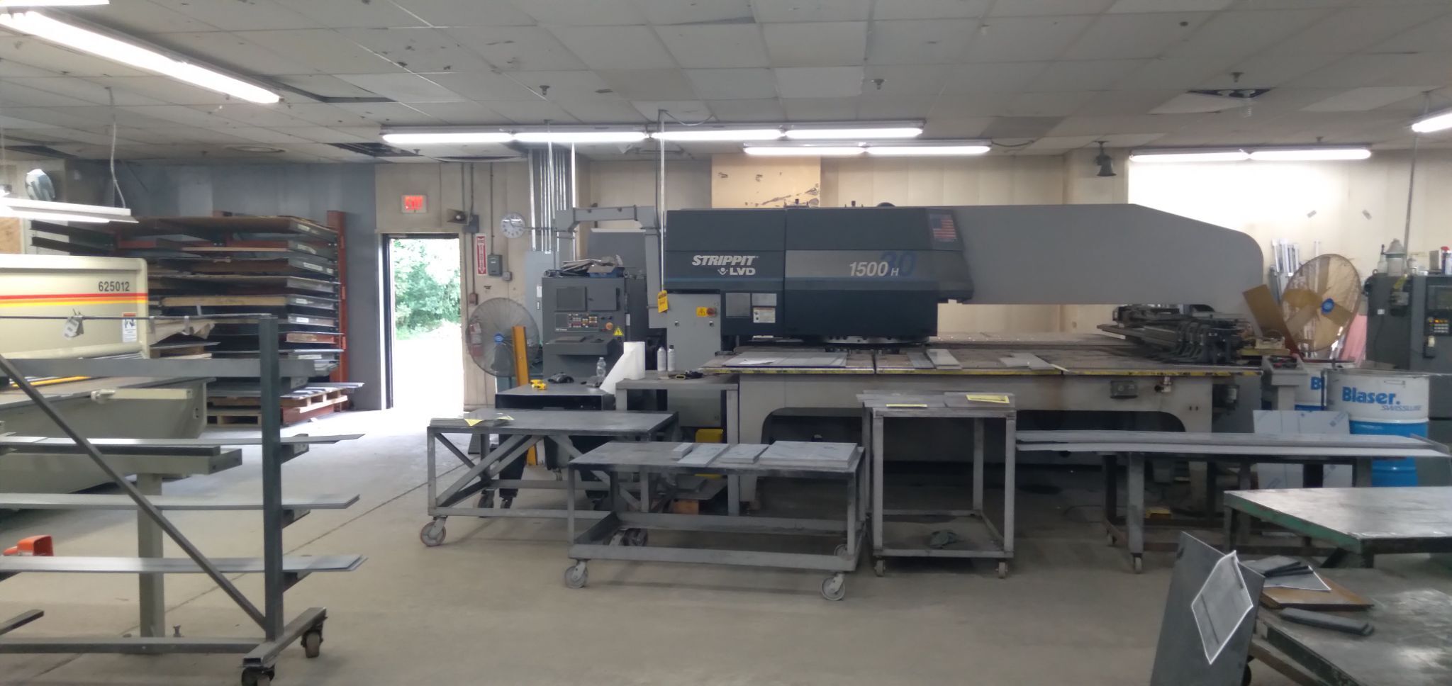 30 Ton, Strippit LVD #1500-H/30-2.5, turret punch, 1998