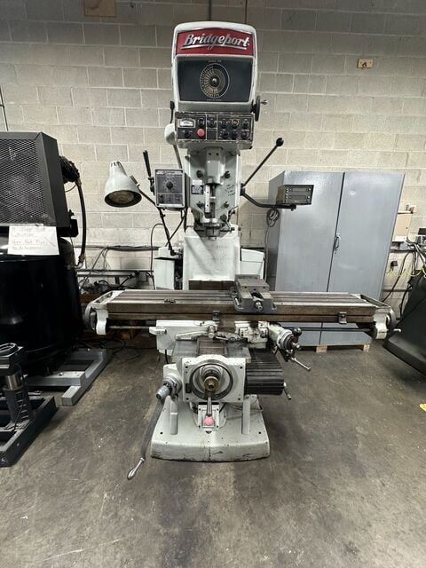 Bridgeport #Series-II, vertical knee mill, digital read out