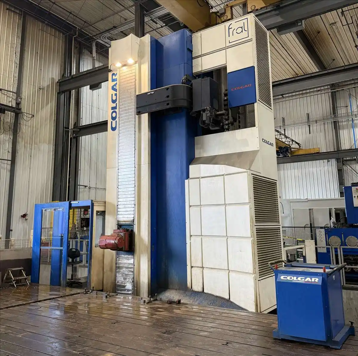 6.3" Colgar #FRAL-401, CNC floor type traveling column horizontal boring mill, Heidenhain iTNC 530 Control