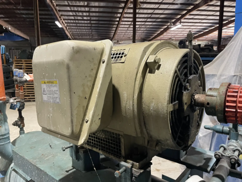 100 HP 3570 RPM General Electric #5KS365ATE115A, electric motor, Frame 365TS, 230/460 Volts, 232/116 amps, 60