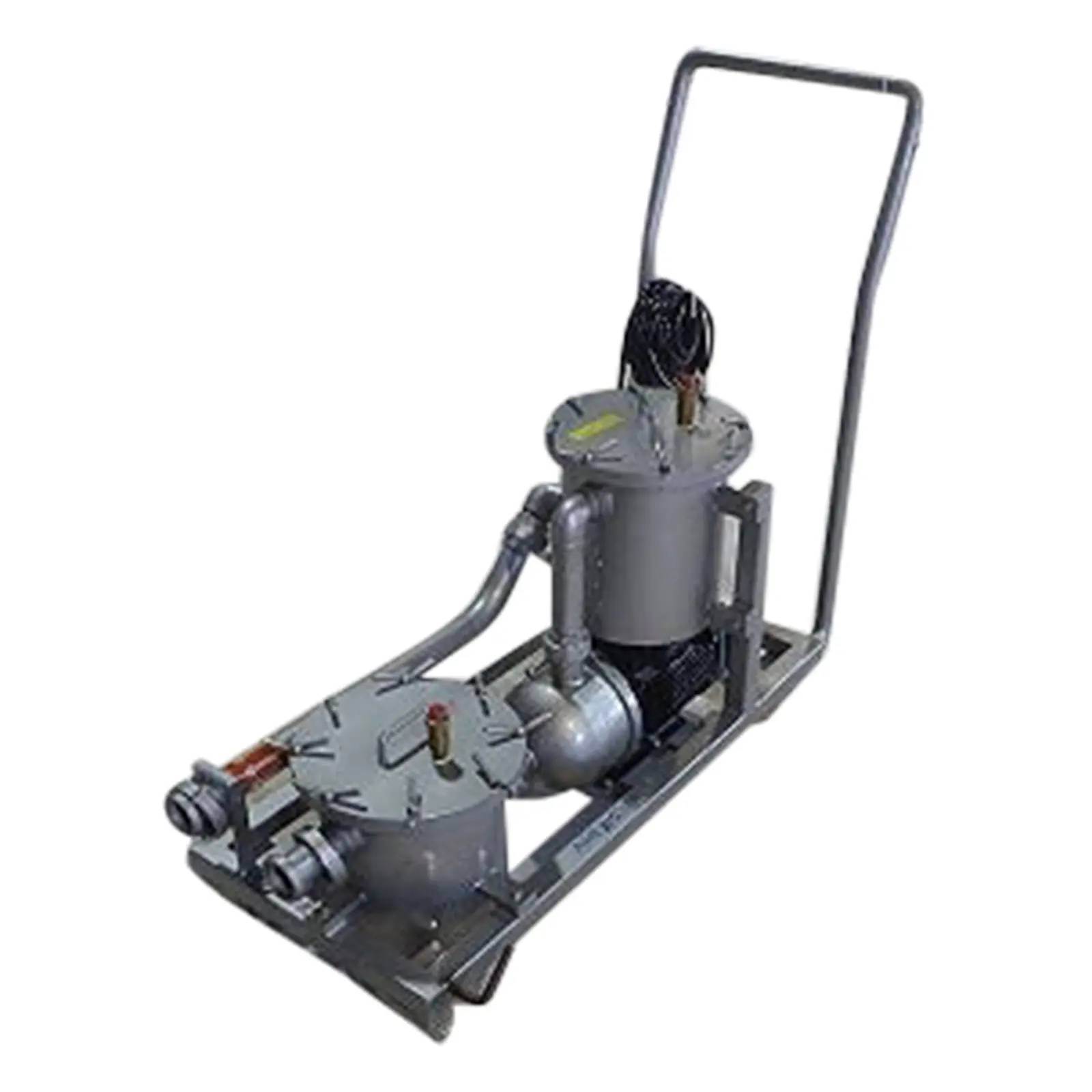 53 GPM @ 124' TDH, Grundfos #D-4FZ20072-P10735, portable Stainless Steel filtration system w/ booster pump