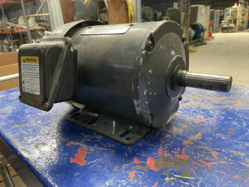 0.75 HP 1745 RPM Dayton #4LX02G, industrial electric motor, Frame 56HZ, 230/460 Volts, 3.2-2.9/1.6 amps, 60