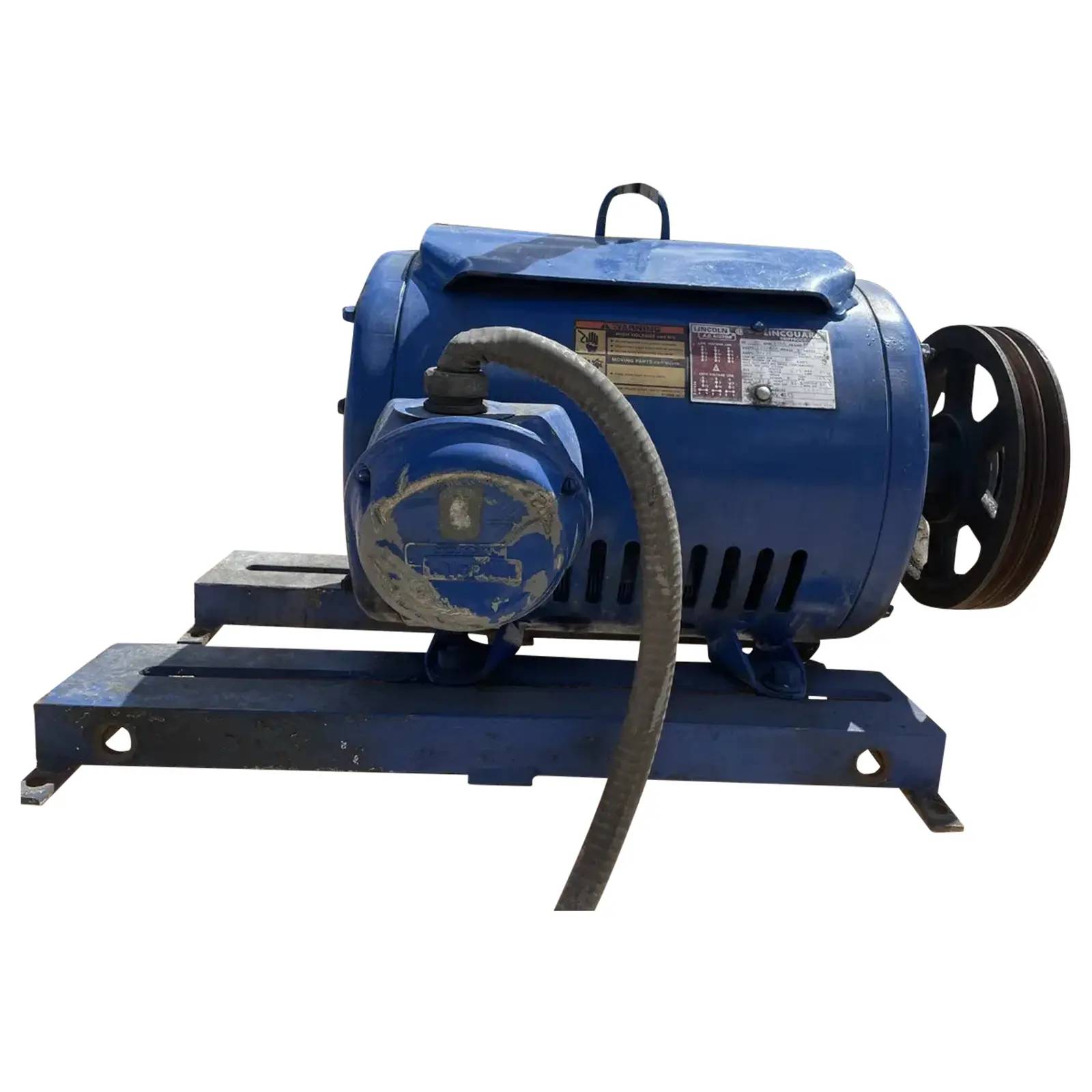30 HP 1755 RPM Lincoln Lincguard, drip proof AC electric motor, Frame 286T, 230/460 Volts, 74/34 amps, 60