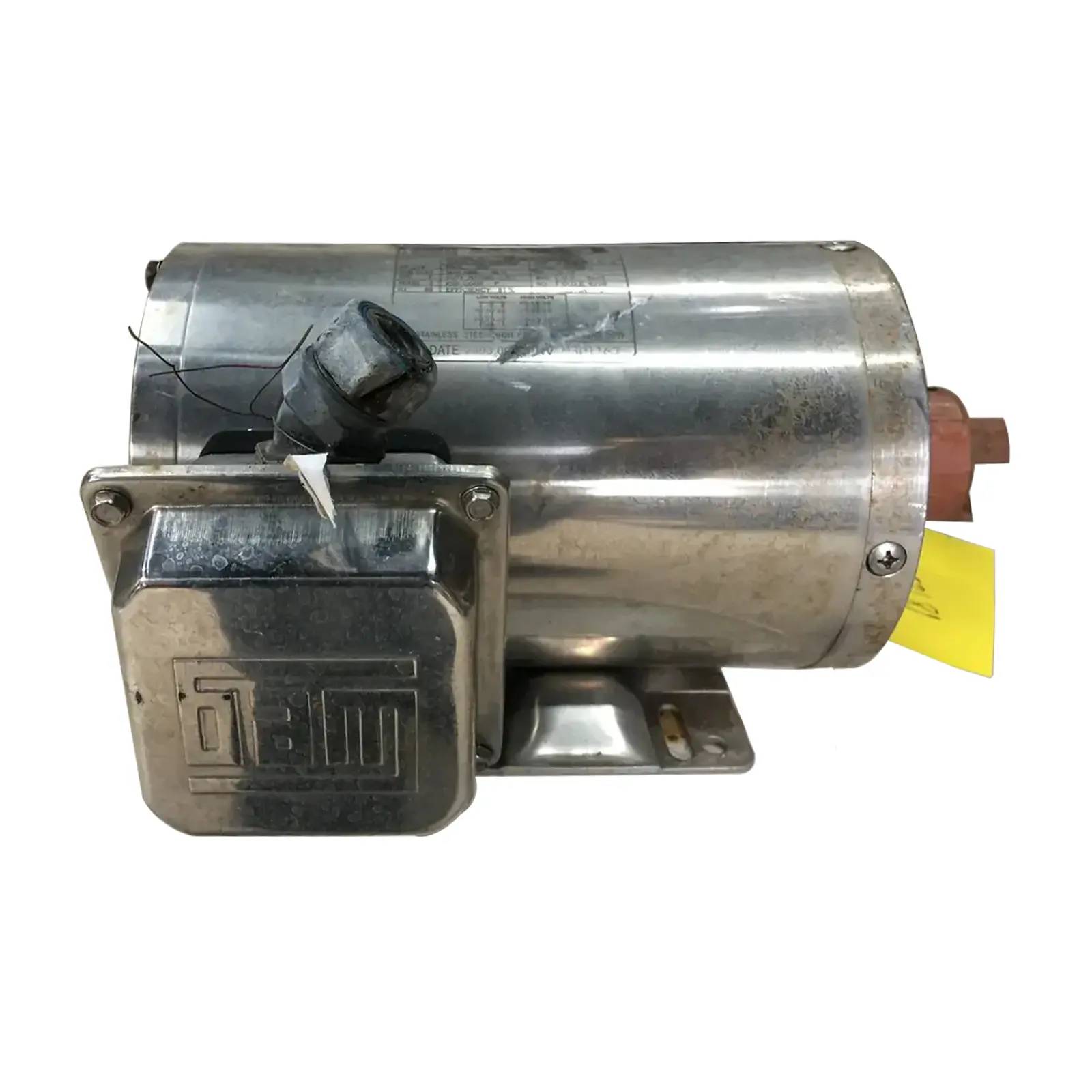 0.75 HP 1155 RPM WEG Shark #7512EP3ESS56C, electric motor, Frame 56C, 206-230/460 Volts, 2.7-2.6/1.3 amps, 60