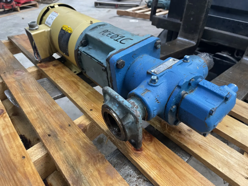 22 GPM @ 250 psi, GEA #290-000910-522, positive displacement gear oil pump, 2 HP @ 1755 RPM, 230/460 V., 1.5"