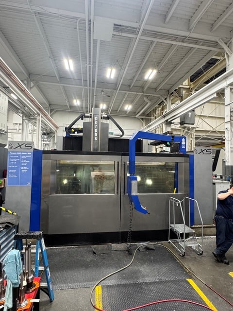 Parpas #XS-63, CNC Gantry Machining Center, 236.2" X Travel, 118.1" Y Travel, 59" Z, 107 HP, 24,000 RPM, 126