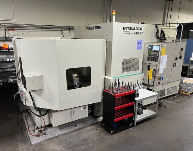 Mitsui-Seiki #HU50-T, CNC Horizontal Machining Center, 24" X, 27.5" Y, 25.5" Z, Fanuc 30i-B CNC, 2017