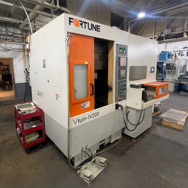 Fortune #V-Turn-IV200, Multi-Axis CNC Lathe, 51" X, 14.95" Z, 16" swing, 13.75" turning diameter, 8" chuck