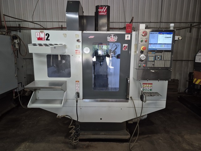 Haas #DM-2, CNC Vertical Machining Center, 28" X, 16" Y, 15.5" Z, 34" x 15" table, 15 HP, 15,000 RPM, CAT 40