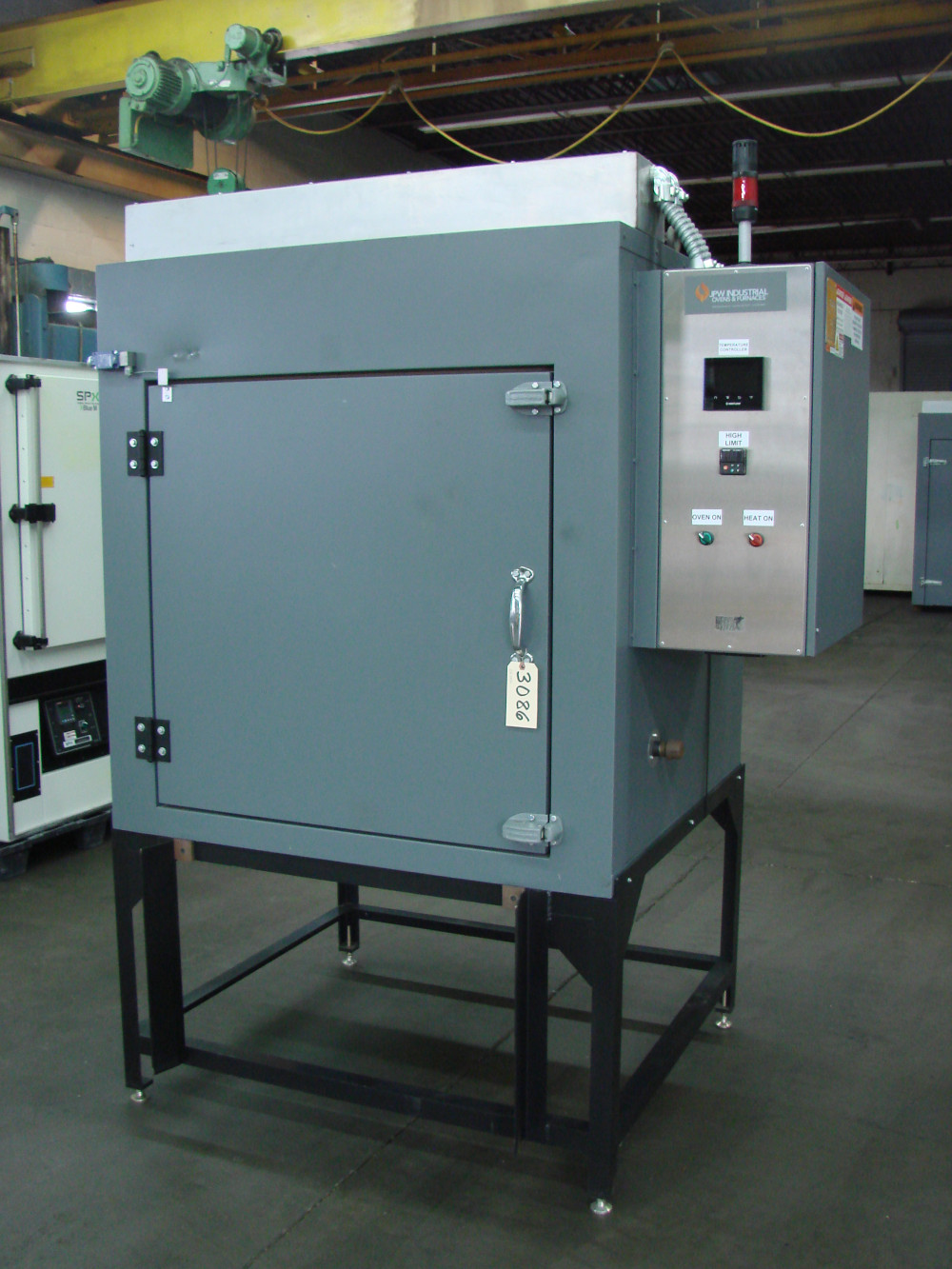 36" width x 36" H x 36" L JPW Design #ST333A1DTULEP480V9KW, cabinet oven, Horiz-Air, Prog. Control, 500°F