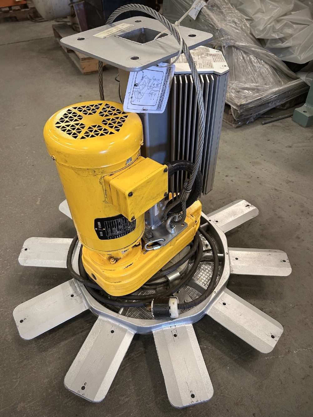 Big Ass #Powerfoil-X, HVLS Ceiling Fan, 20' diameter, 2 HP, 46 RPM, 2011 (2 available)