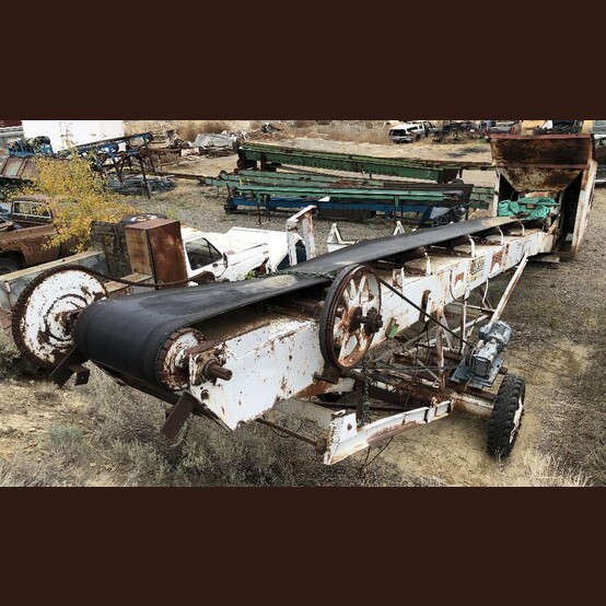 24" wide x 45' long, Kolman #202, Feed Conveyor, 24" x 48" reciprocating plate feeder, 9' x 11.5' feed