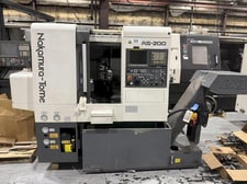 Nakamura Tome #AS-200Y, turning center, Y-Axis live milling, 15.8" swing, 11.8" centers, 2.6" bar, 8" chuck