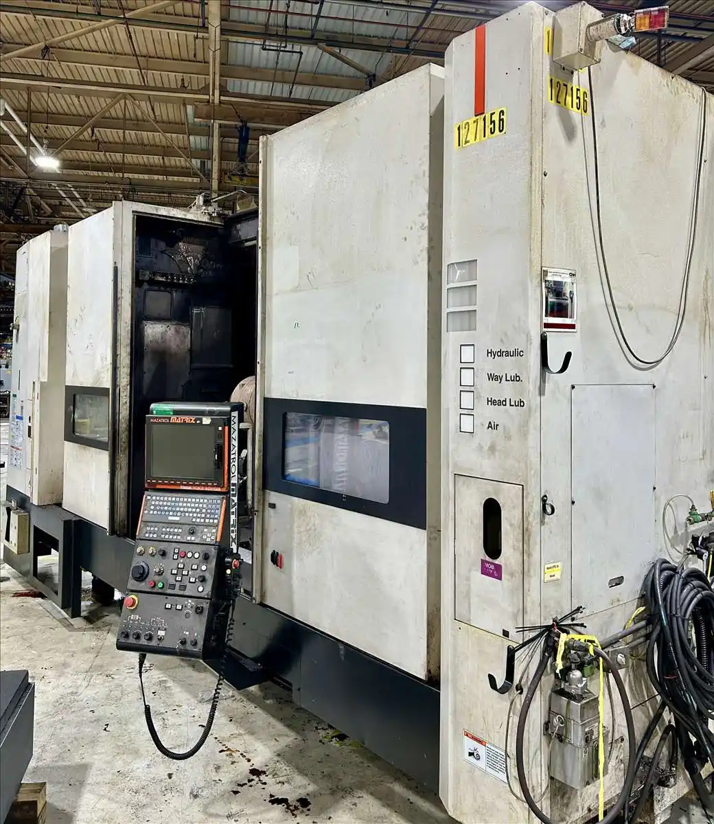 Mazak #Integrex-e500H-II, 5-Axis muti-tasking CNC turning & milling center, Mazatrol Matrix Voice Adviser CNC