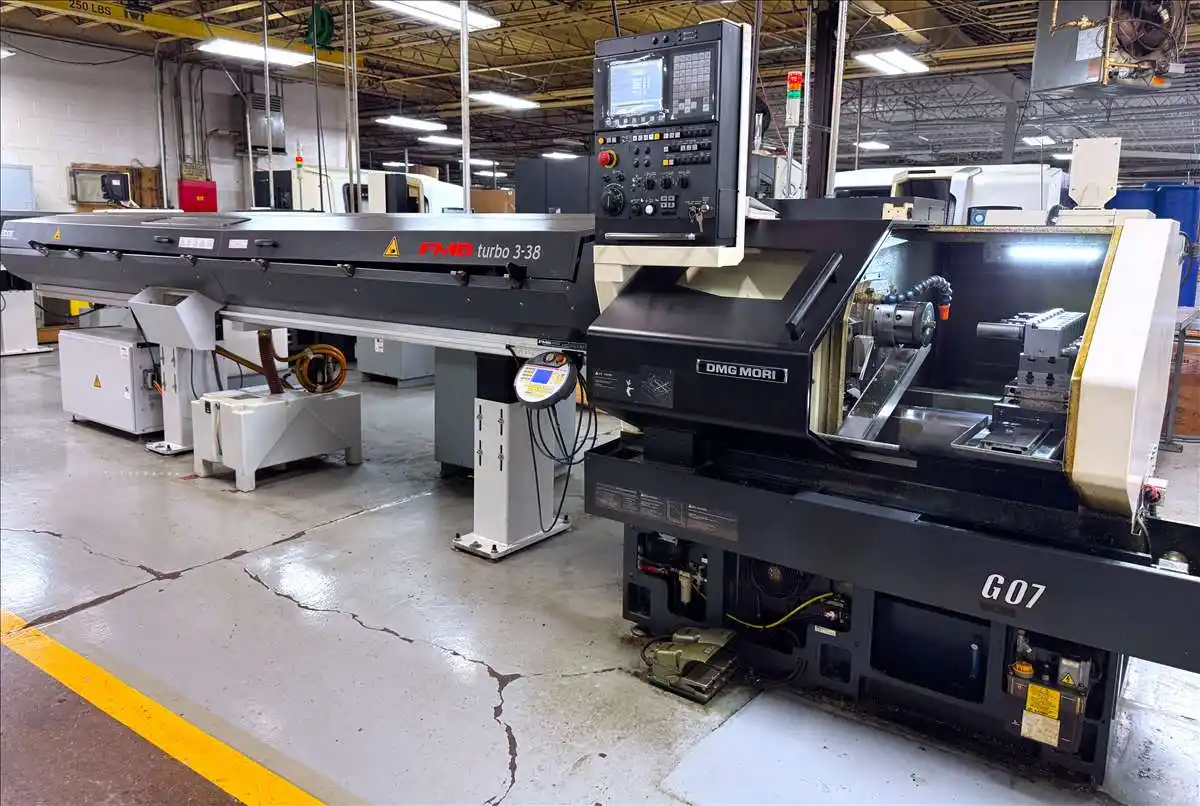 DMG, Mori #G-07, high precision flat tooling CNC lathe, DMG Fanuc F0iTF Control, 1.5" bar, 3.9" workpiece