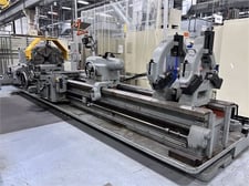 25" x 144" American #Pacemaker, engine lathe, 14" swing over cross slide, 2.25" bore, L-2 nose, 24" 4-jaw