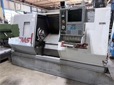 Haas #SL-30, CNC lathe, 30" swing, 17" turning diameter, 34" turning length, 3.5" bore, 3" bar, 12" 3-jaw