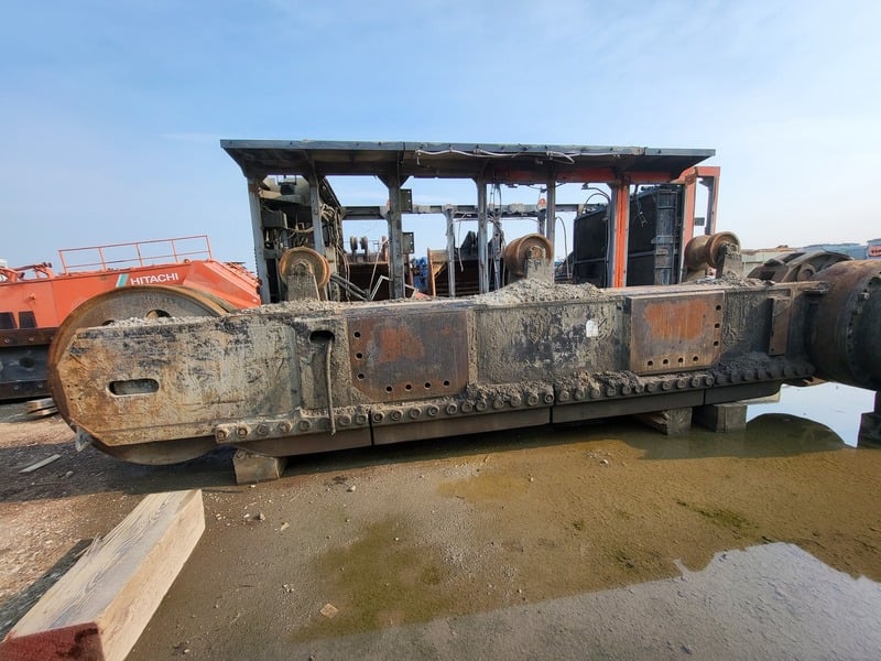 Hitachi, R/H Side Track Frame for EX3600 Excavator, 270" long, track frame only