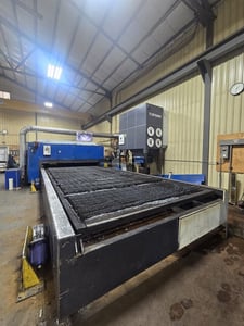 Accurl, CNC Fiber Laser Cutting System, 12,000 watt IPG source, BLT6 cutting head, dual pallet, HypCut