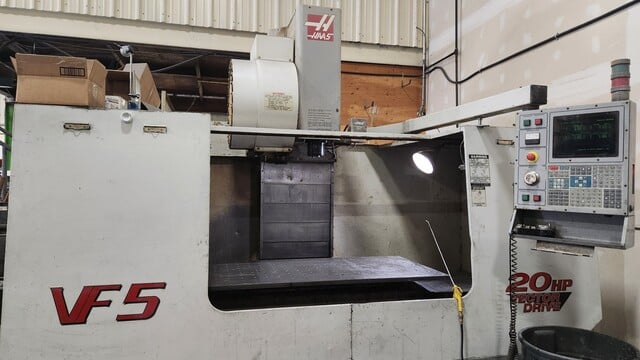 Haas #VF-5, CNC Vertical Machining Center, 50" X, 26" Y, 25" Z, 54" x 24" table, 7500 RPM, 24 automatic tool