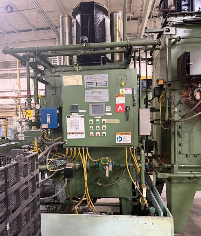 1800 cu.ft./hr., AFC Holcroft #EZ-1800, endothermic generator, gas, NG fuel, 480 V., 3-Phase, SSI Touch