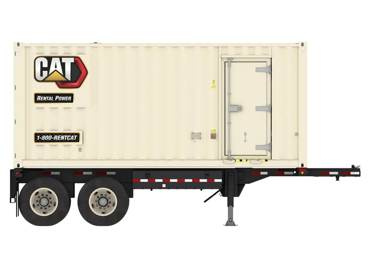 455 KW Caterpillar #XQ570, Mobile Diesel Generator, 120/208 or 277/480 Volt, 1800 RPM, 2000 amp circuit