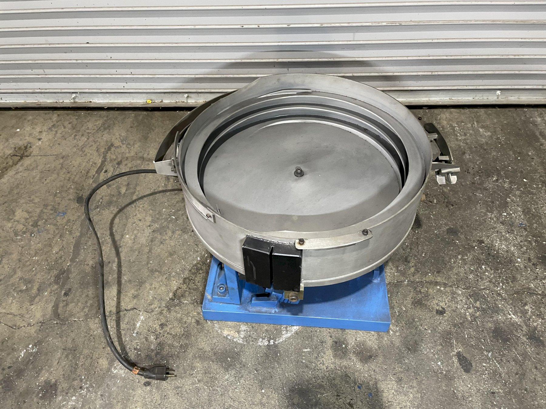 Feeder Innovations, Vibratory Bowl Feeder, 23" bowl diameter, clockwise