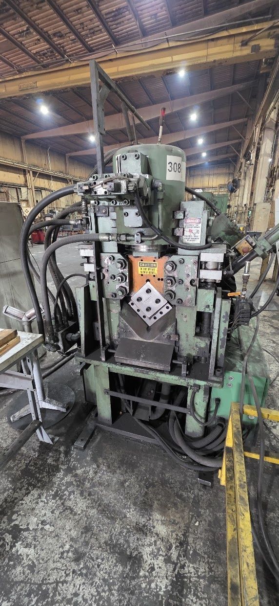Peddinghaus #623-K, Angle Punches, 66 ton, 6" x 6" 1/2" max. angle capacity, 200-250 shear tonnage capacity