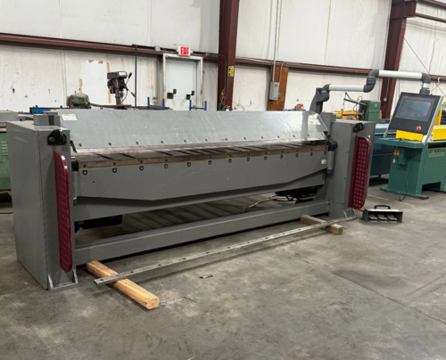 121" GMC #EFM-1014, CNC Folding Machine, 14 gauge mild steel, ESA CNC, 2022