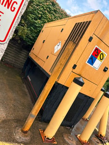 Caterpillar/Olympian D125P1 - a 125 kW standby (114 kW prime) diesel generator set, Perkins engine