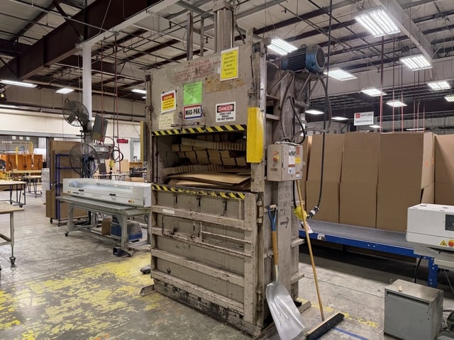Max-Pak Cardboard Baler