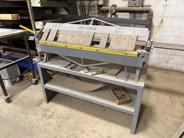 Jet #BP-1648, Pan & Box Brake